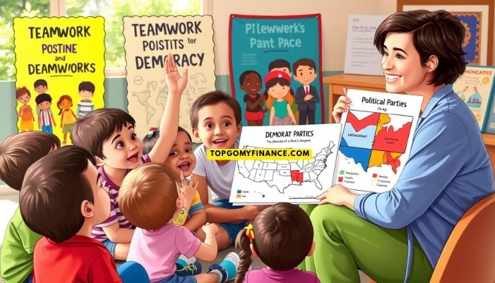 how to explain democrat vs republican to a child 
