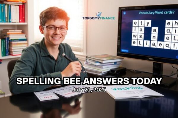 spelling bee answers today
